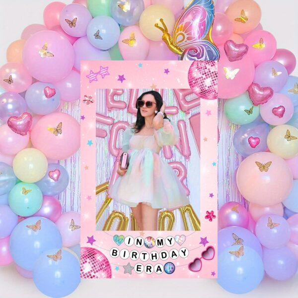 [ ADD-ON] Pink Disco Party Photo Booth Frame - Perfect for Birthdays & Celebrations - Image 3