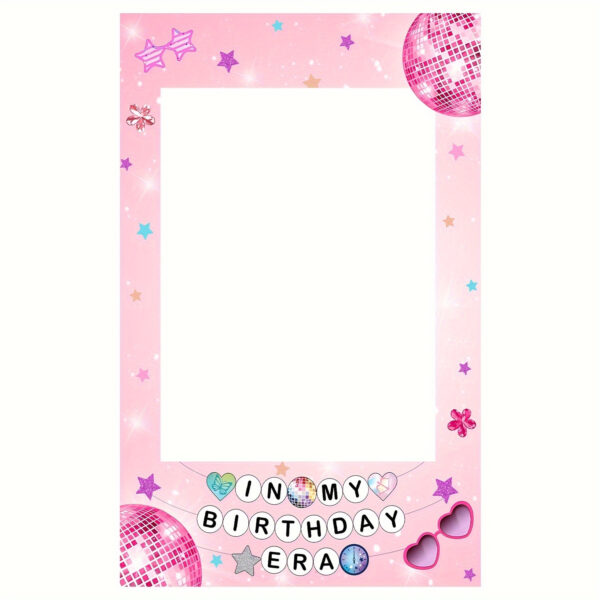 [ ADD-ON] Pink Disco Party Photo Booth Frame - Perfect for Birthdays & Celebrations - Image 2