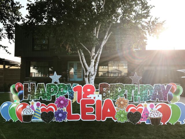 Happy 18th Birthday Leia! #happybirthday #happy #birthday #birthdaygirl #leia #18yearsold #18thbirthday #surprise #surpriseparty #bestwishes #tecumseh #windsorontario #windsoressex #southwindsor #southwindsorontario #tecumsehontario #lasalleontario #yardgreetingwww.yardgreeting.ca