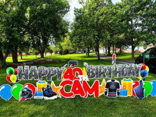 Happy 40th Birthday Cam! #happybirthday #happy #birthday #birthdayboy #40yearsyoung #40thbirthday #surprise #cam #bestwishes #hockey #tecumseh #windsorontario #windsoressex #tecumsehontario #lasalleontario #kingsvilleontario #kingsville #yardgreeting

www.yardgreeting.ca